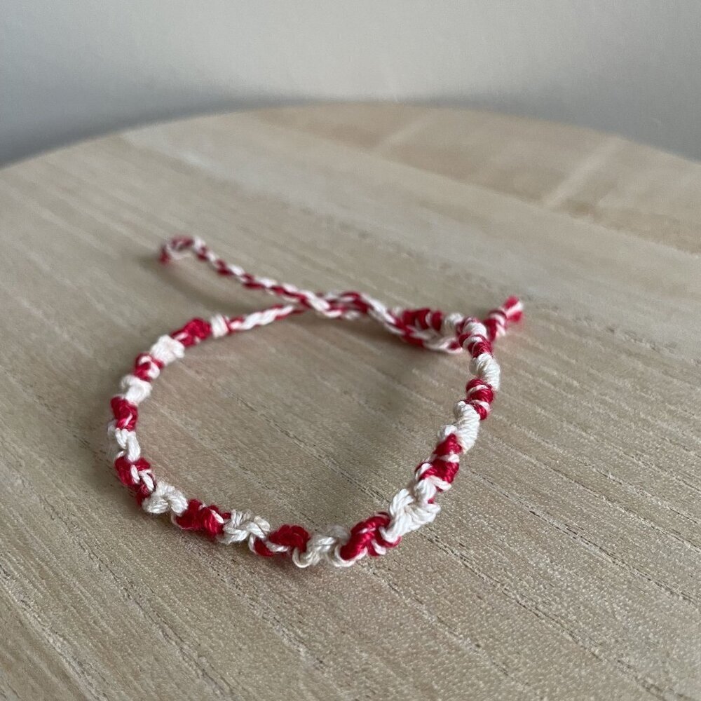 Rhya Bracelet, anklet, trendy, comfortable, tie, embroidery thread, woven, gift,